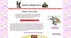 Desktop Screenshot of bostonterriergifts.com