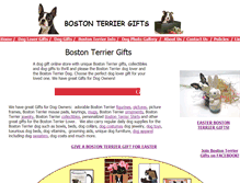 Tablet Screenshot of bostonterriergifts.com